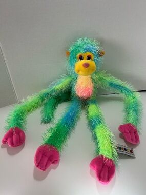 2/$20 ☘️ Aurora World: Neon Rainbow Shaggy Hanging Monkey